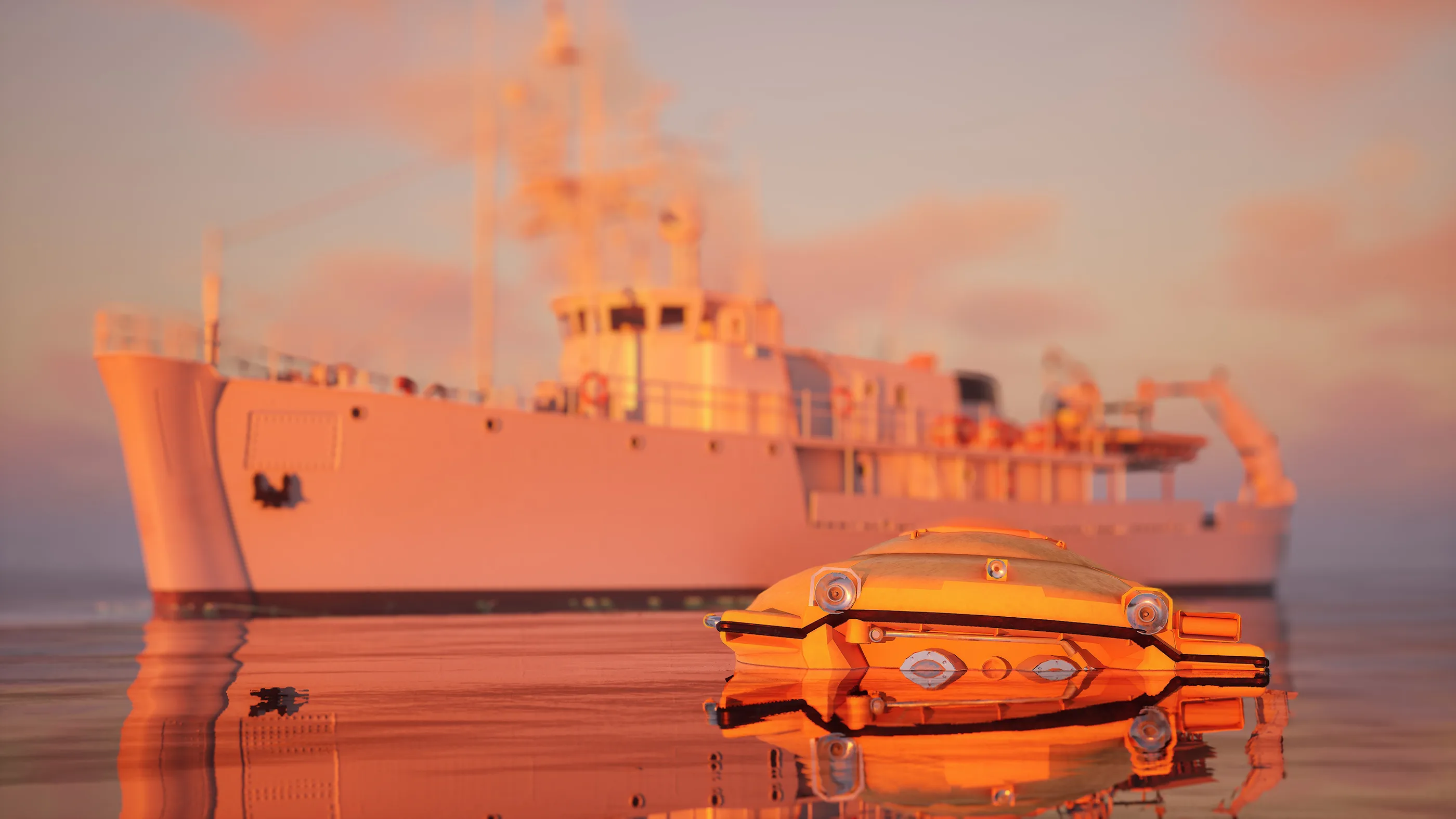 vue du navire calypso