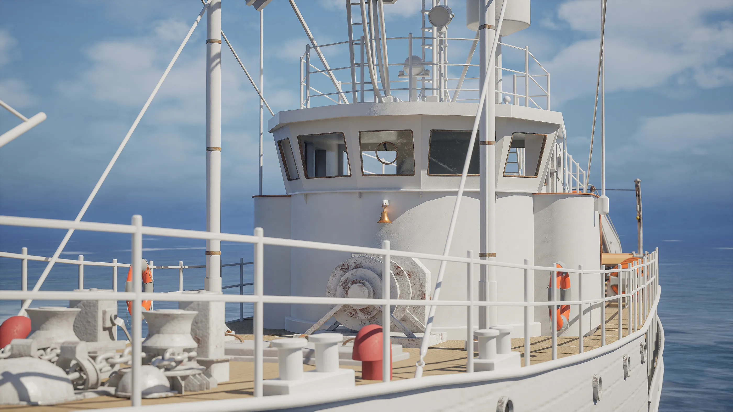 vue du navire calypso