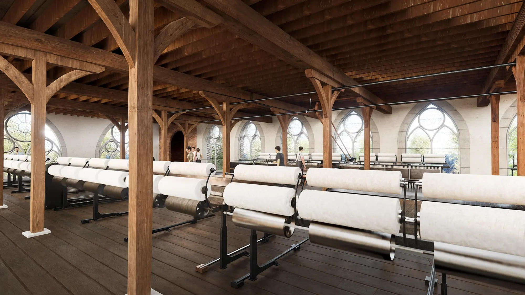 3D intérieure de la filature levavasseur